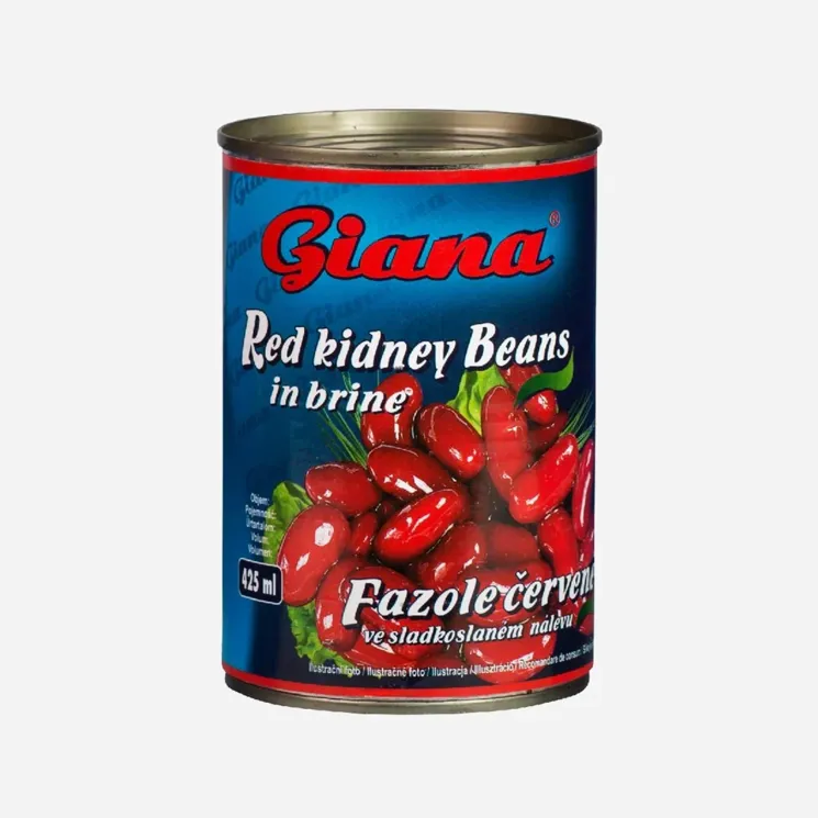Fazole červené v nálevu 6 x 425 ml