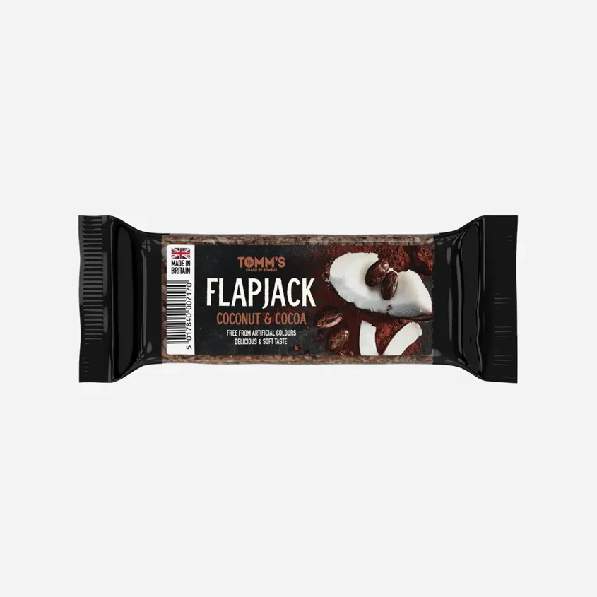 Flap Jack Tomm's Coconut and Cocoa 12 x 100 g