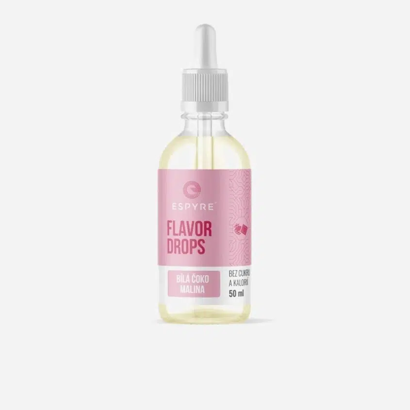 Flavor Drops bílá čokoláda a malina