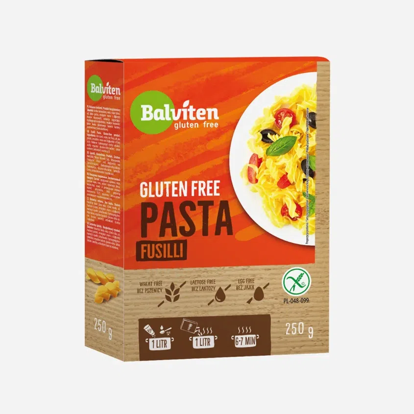Fusilli těstoviny bez lepku 6 x 250 g