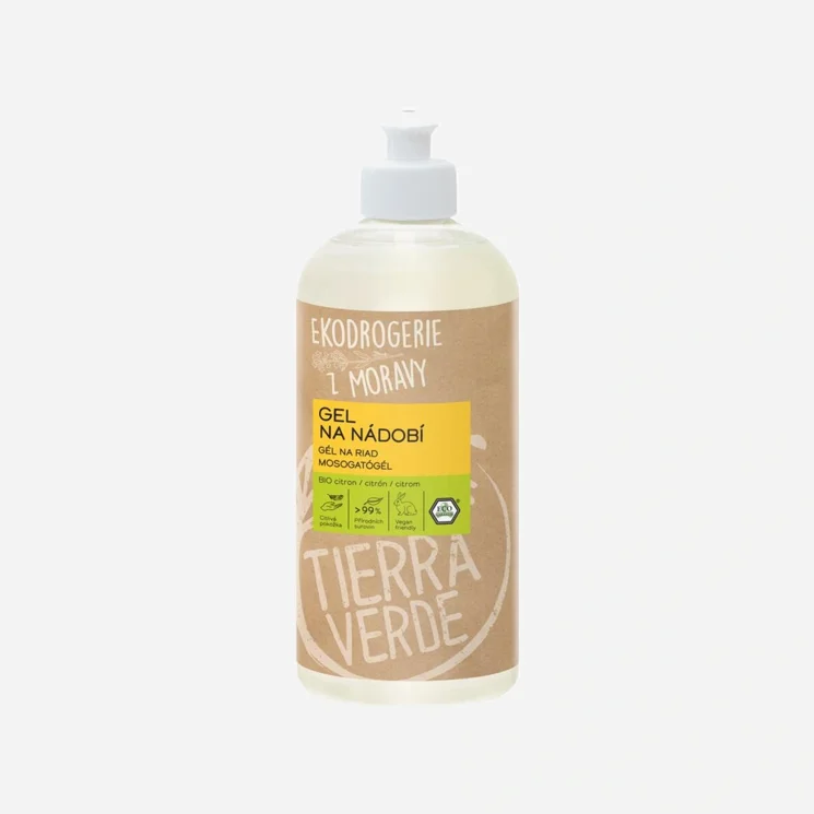 Gel na nádobí citron BIO 6 x 500  ml