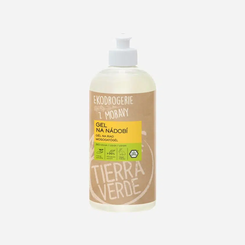 Gel na nádobí citron BIO 6 x 500  ml