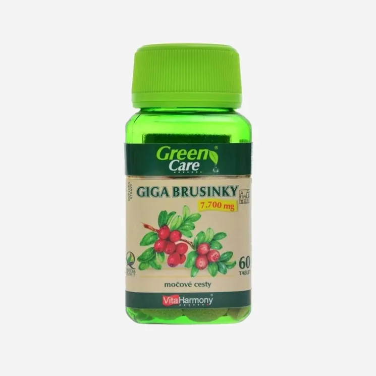 Giga Brusinky 7.700 mg - pro zdraví močových cest 5 x 60 tablet