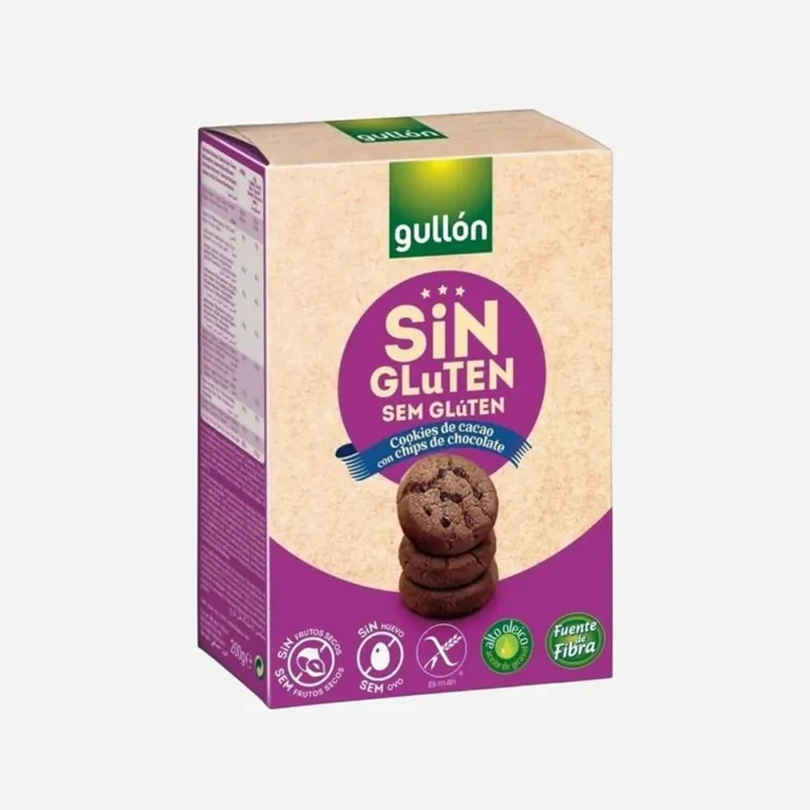 Gluten free sušenky bez lepku s kousky čokolády