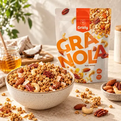 Granola oříšková s medem