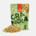 Granola s proteinem pistácie a bílá datlová čoko