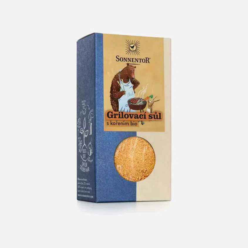 Grilovací sůl s kořením mletá bio 6 x 100 g