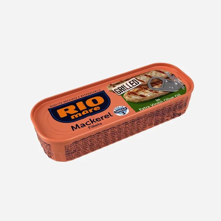 Grilované filety z makrely v extra panenském olivovém oleji