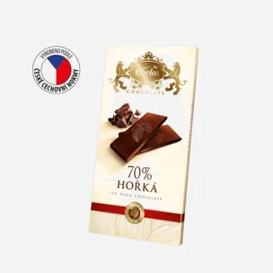 Hořká čokoláda 70% 5 x 80 g