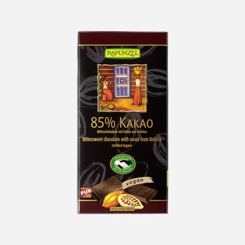 Hořká čokoláda 85% BIO 6 x 80 g