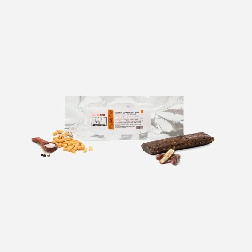 Hovězí proteinová tyčinka s arašídy, sůl a pepř 12 x 50 g