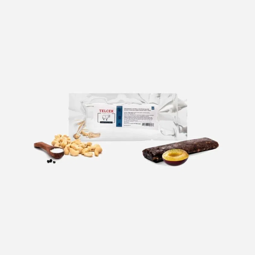 Hovězí proteinová tyčinka s kešu a sušenou zeleninou 12 x 50 g