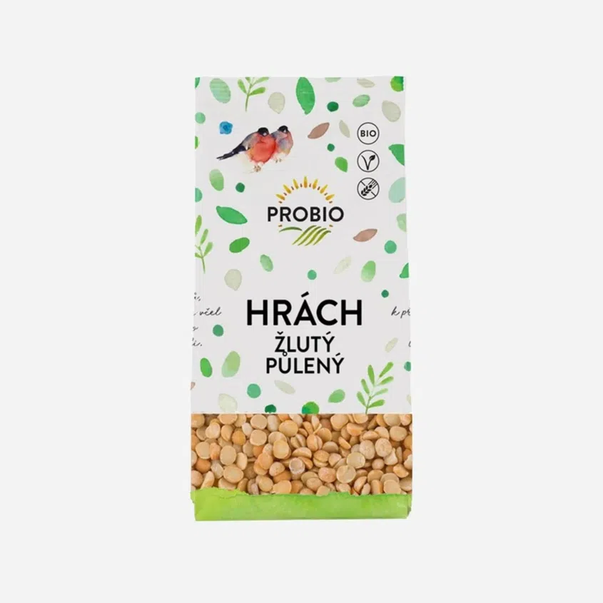 Hrách žlutý půlený BIO 6 x 500 g