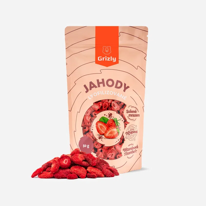 Jahody lyofilizované 5 x 50 g