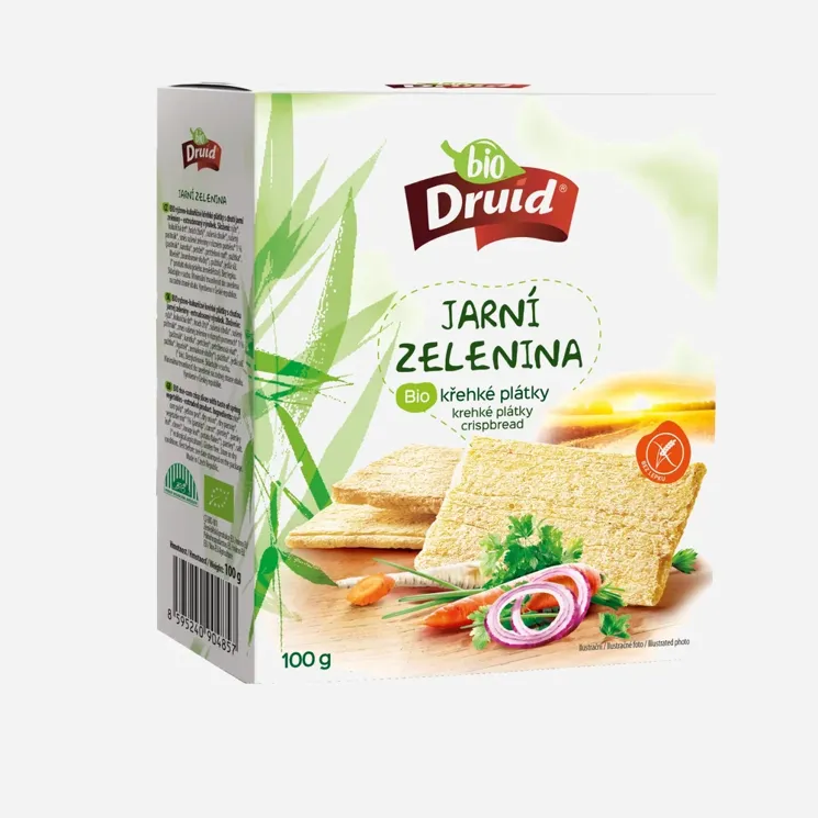 Jarní zelenina křehké plátky BIO