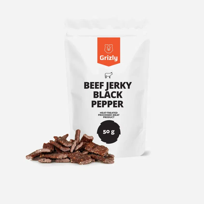 Jerky sušené hovězí maso pepř