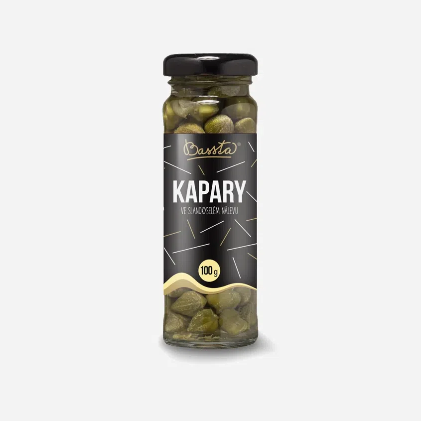 Kapary ve slanokyselém nálevu sklo 6 x 100 g