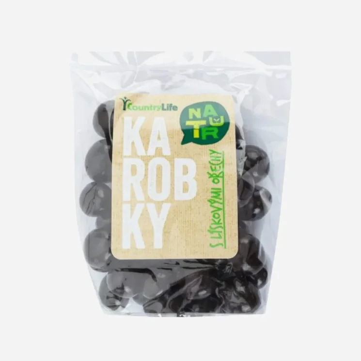 Karobky s lískovými ořechy 6 x 100 g