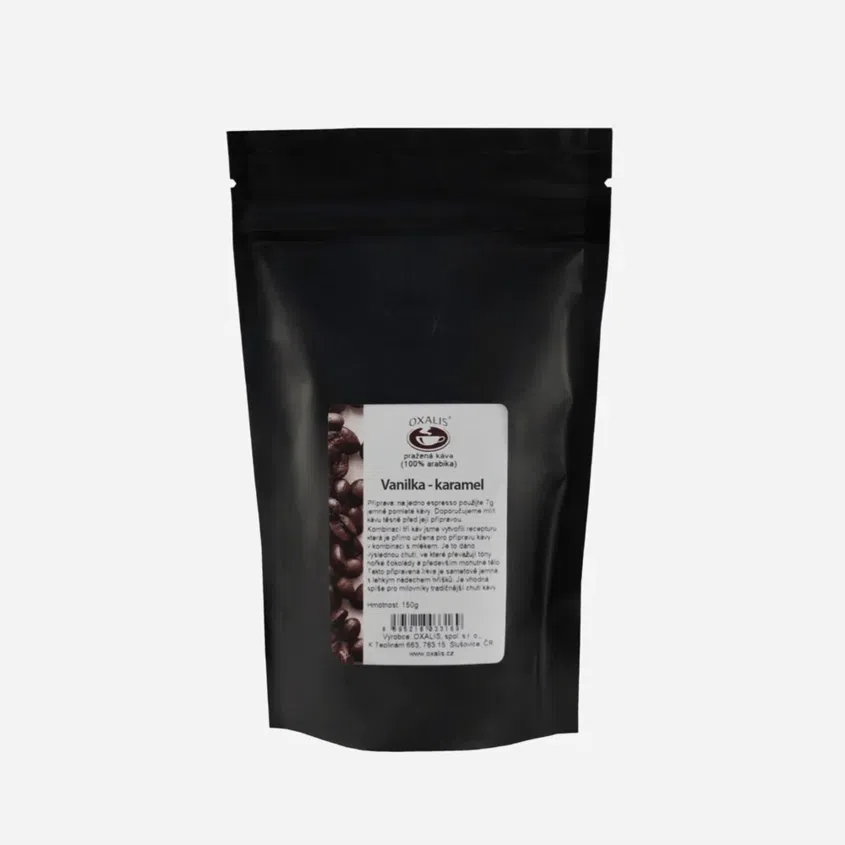 káva aromatizovaná mletá - Caramel Macchiato 6 x 150 g