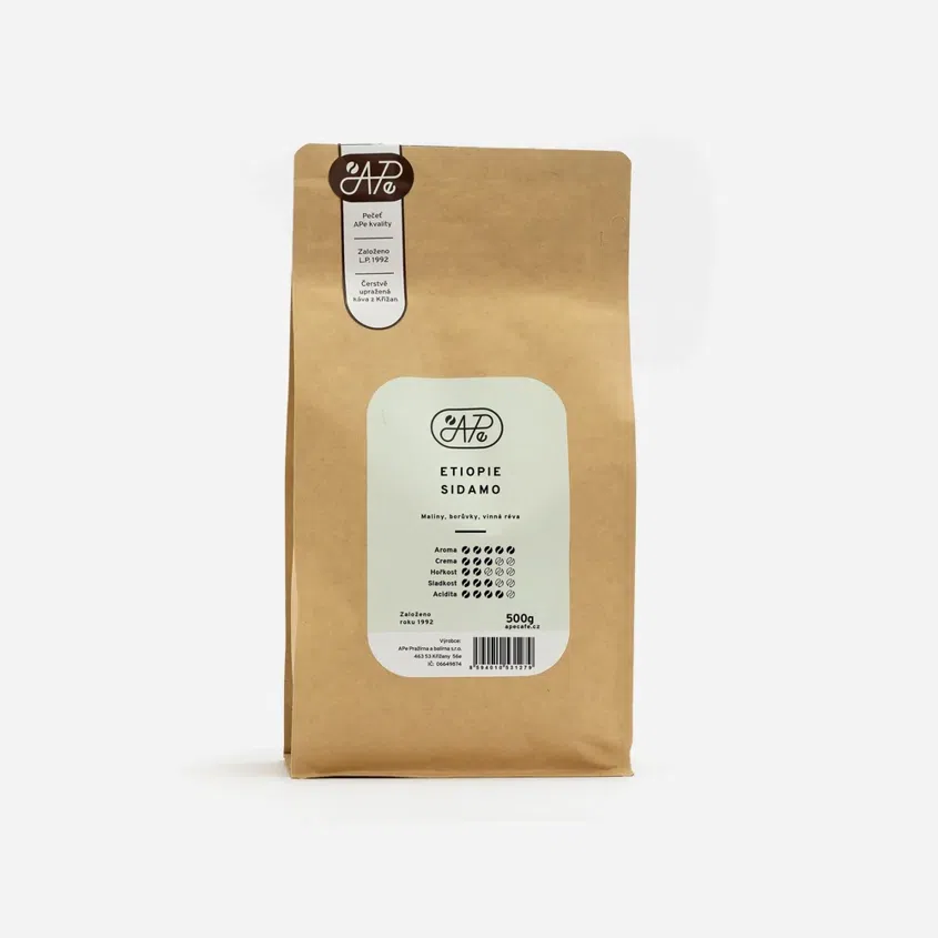 Káva Etiopie Sidamo 6 x 500 g
