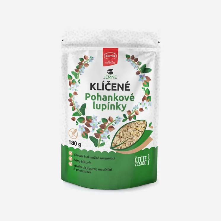 Klíčená pohanka lupínky