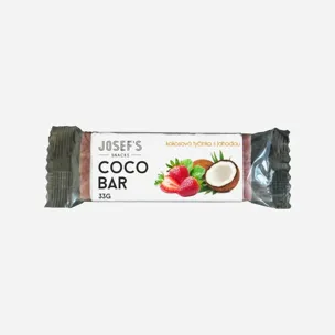 Kokosová tyčinka s lyofilizovanou jahodou 12 x 33 g