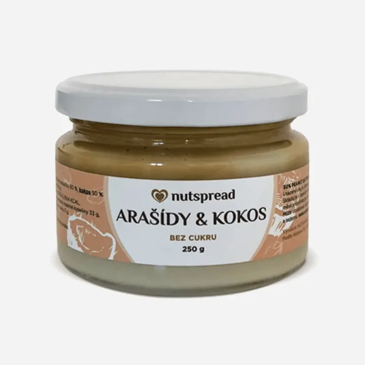 Kokosovo - arašídové máslo 6 x 250 g