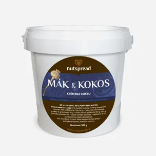 Kokosovo-makové máslo 6 x 500 g