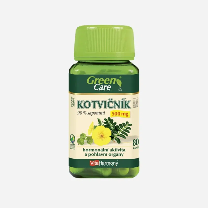 Kotvičník 500 mg 90 % saponinů 80 tablet