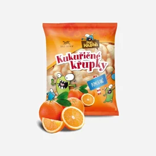 Křupky kukuřičné pomerančové