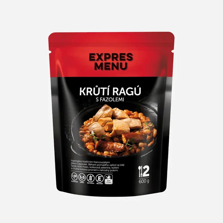 Krůtí ragů s fazolemi 6 x 600 g