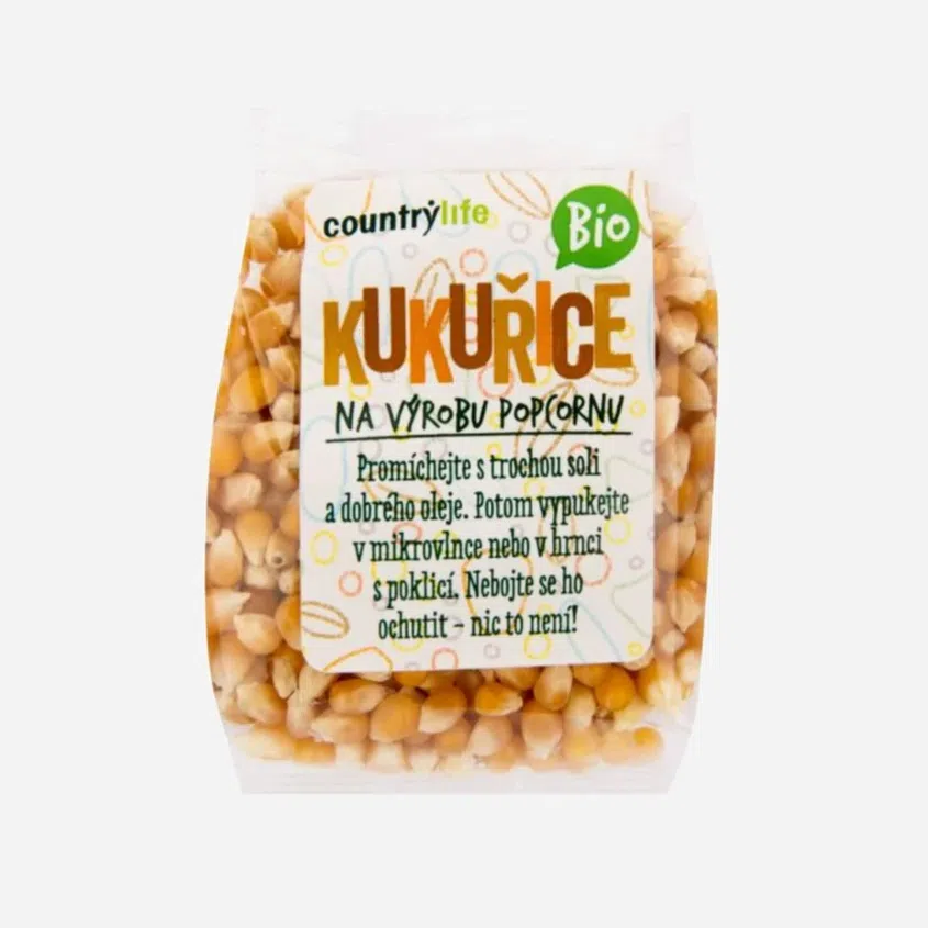 Kukuřice na výrobu popcornu BIO