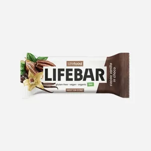 Lifebar InChoco tyčinka Cacao Vanilka BIO 12 x 40 g