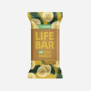 Lifebar Oat snack banánový BIO 12 x 40 g
