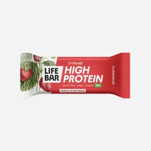 Lifebar Protein tyčinka jahodová BIO  1249N 12 x 40 g