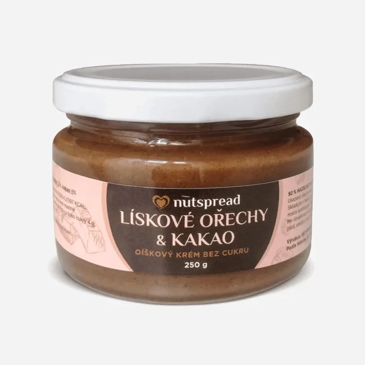 Lískooříškové máslo s kakaem 6 x 250 g