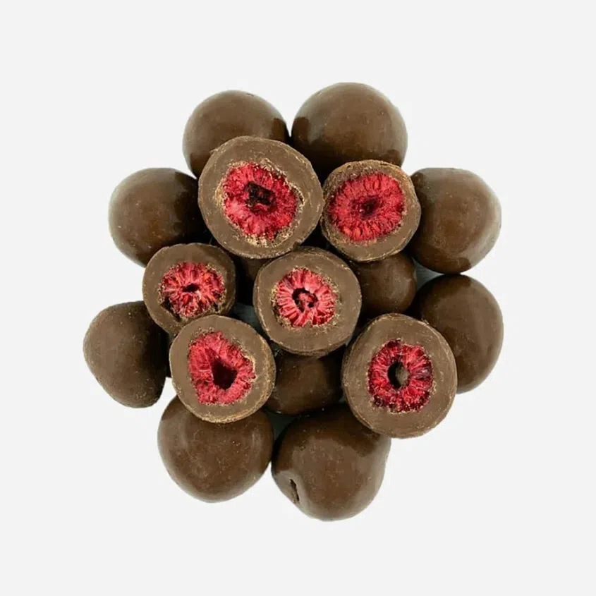 Lyofilizované maliny v mléčné čokoládě 5 x 250 g