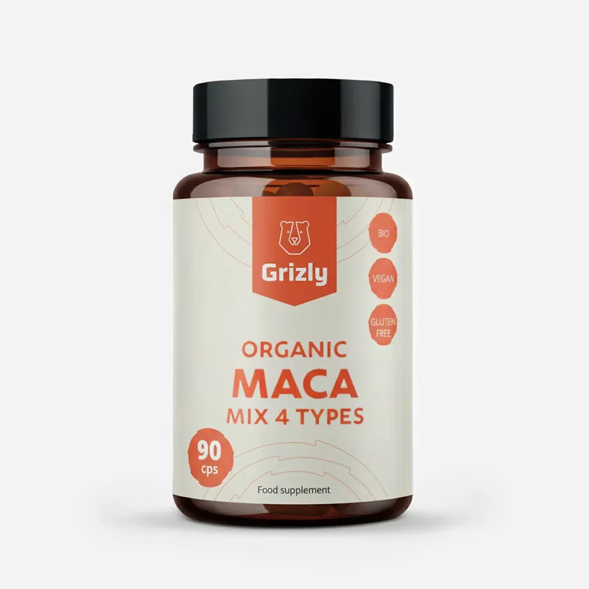 Maca 4 druhy BIO 6 x 90 kapslí