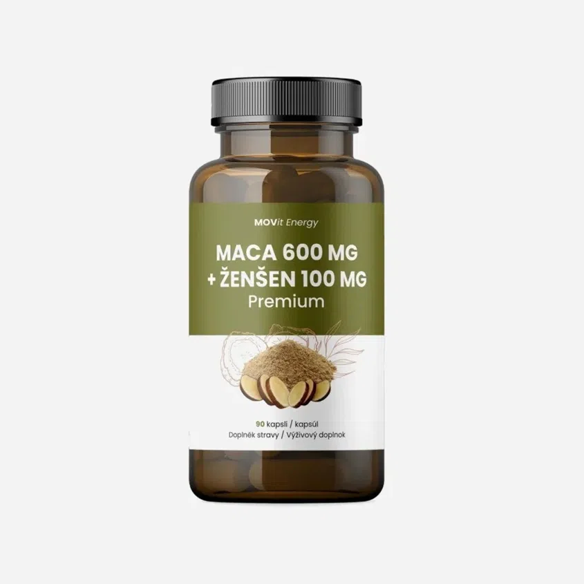 Maca 600 mg + Ženšen 100 mg