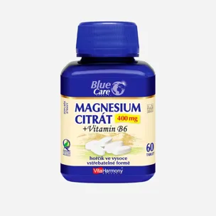 Magnesium citrát 400 mg + Vitamin B6 - 60 tablet 6 x 60 tablet