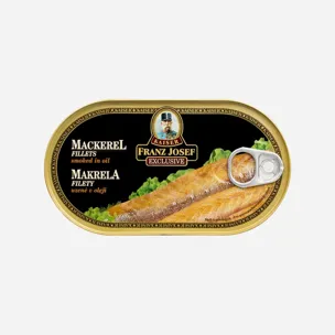 Makrela uzená filety v rostlinném oleji 6 x 170 g