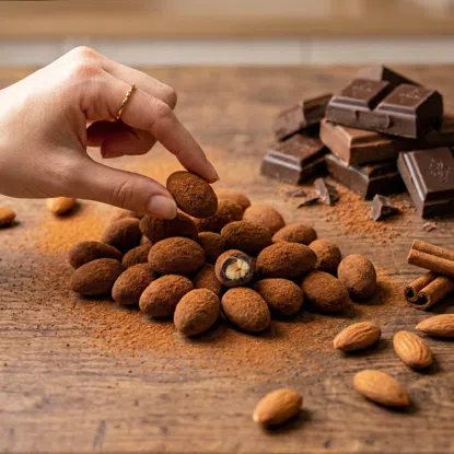 Mandle v mléčné čokoládě a skořici 6 x 500 g