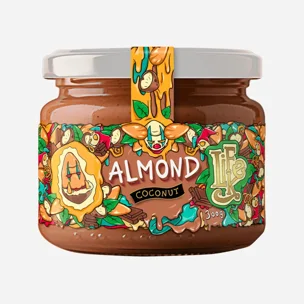 Mandlový krém s kokosem a čokoládou 6 x 300 g