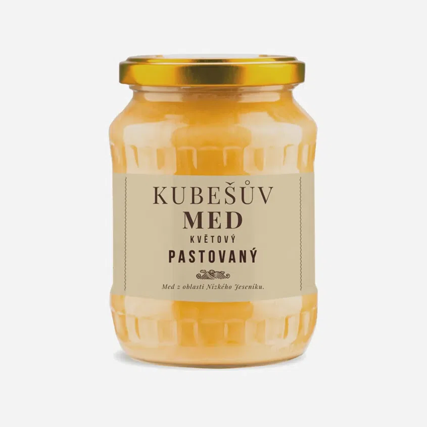 Med květový pastovaný (šlehaný)