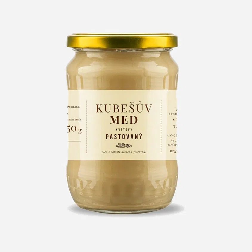 Med květový - pastovaný (šlehaný)