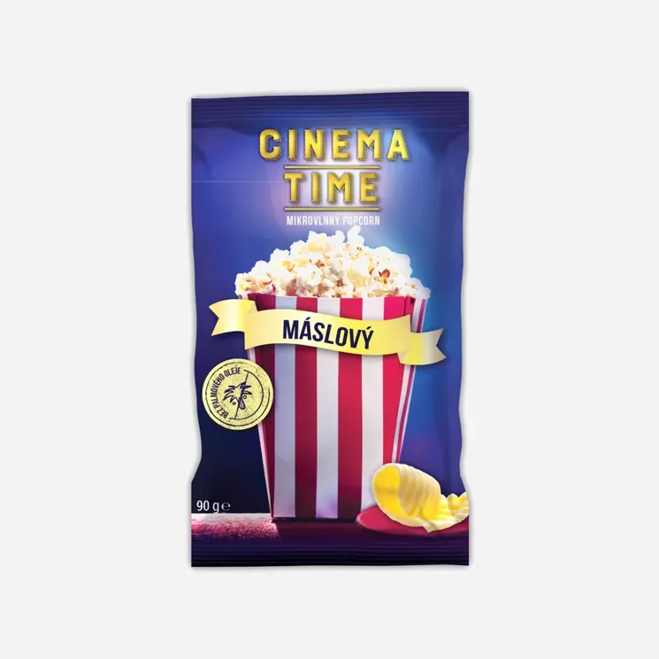 Mikrovlnný popcorn máslový 5 x 90 g