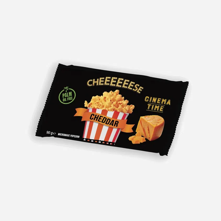 Mikrovlnný popcorn Premium Cheeese 5 x 90 g