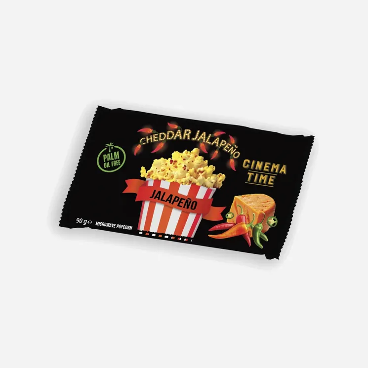 Mikrovlnný popcorn Premium Cheeese Jalapeňo 5 x 90 g