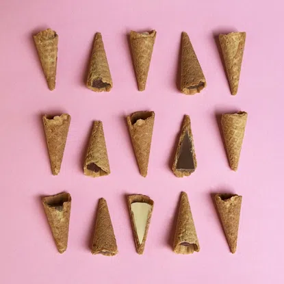 Mini kornoutky pistácie a bílá čokoláda 6 x 150 g