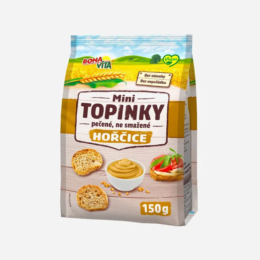 Mini topinky hořčice 6 x 150 g